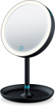 Beurer BS 45 meigipeegel, must 17,5 cm, LED-valgusega ja suurenduspeegliga, ttab patareidega (BEU10145)