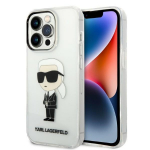 Karl Lagerfeld KLHCP14LHNIKTCT iPhone 14 Pro 6,1" lbipaistev kvakaaneline Ikonik