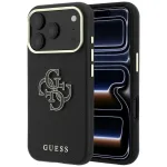 GUESS Grained AND Big Resin Logo korpus iPhone 18 Pro / 17 Pro jaoks Must