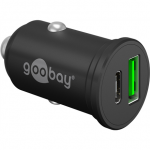 Goobay Dual-USB Car Fast Charger USB-C PD (Power Delivery), 45 W | 61739