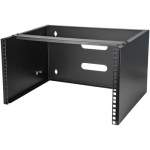 StarTech.com 6U seadme kinnitusratas - 14 tuuma sgavus (madal profiil) - 19 hikupaneeriga kinnitusssteem vikese serveri ja IT varustuse jaoks, vrgulekandeid - 44na/20kg raskusmaht, must