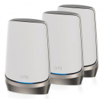 NETGEAR Orbi Quad-kahekaudu RBKE963 AXE11000 WiFi 6E Mesh ssteem Quad-kahekaud (2.4 GHz / 5 GHz-1 / 5 GHz-2 / 6 GHz) Wi-Fi 6 (802.11ax) Hbe, Valge 16 sisemist