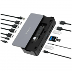 Verbatim USB-C dokk-tkoda Pro 15w1 2xHDMI/1xRJ45/4xUSB-A/3xUSB-C/1xSD/1xmicroSD/1xAudio/1xDisplayPort/1xSSD hall 32174