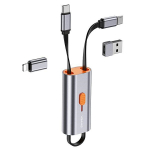 USAMS Adapter 4in1 2xUSB-C / USB-C + USB-A / USB-C + Lightning 60W terasist SJ560USB01 (US-SJ560)