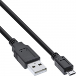 InLine Micro-USB 2.0 kabel USB Type A mees / Micro-B mees, must, 1m