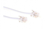 MicroConnect ModularCable RJ11 6P/4C 2m White