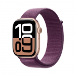 APPLE Sarja 10 GPS 46mm roosakuldne alumiiniumikastiga sportlusega purpurine Sport Loop