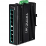 TRENDNET 8-pordne Indus. Gigabaidi PoE+ DIN-raudne ssteem (24-56V)