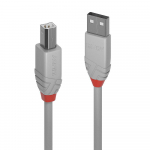 Lindy USB 2.0 kabel, tp A/B, anthraatiline, M/M, 5m pikkus