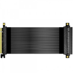 Akasa RISER BLACK X2, PCIe 3.0 x 16 Premium riserkaabel, 20CM, 180 PCIe 3.0 x16 emane, 180 PCIe 3.0 x16 isane