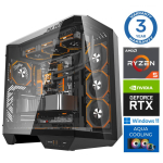 INTOP AQUA Ryzen 5 7500X3D 16GB DDR5 1TB SSD M.2 NVME RTX5070Ti 16GBWIN11