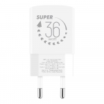 Obal:Me GaN seinakohandaja USB-A + USB-C 36W / valge