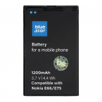 Akupesa Nokia E66 / E75 / C5-03 / 3120 Classic / 8800 Arte Saphire 1200 mAh Blue Star Premium