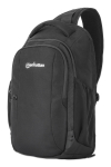 Manhattan Amsterdam Sling Backpack 13.33"", Anti Theft, Black,