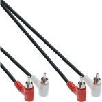 Intos InLine 2 x RCA-isane 2 x RCA-isane kaabel nurkliitmikuga, 1,2 m (89929)