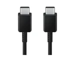 SAMSUNG EP-DX310JBE andmelekut ja laadimiskaabel | USB-C kuni USB-C | 15W | 1,8m | must (OEM)