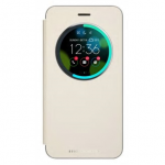 Asus Flip Cover, Asus, ZenFone 3 Laser ZC551KL, Polycarbonate, Polyurethane, Gold
