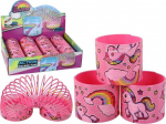 LEAN Toys Iconic Light Pink Unicorn Relaxation Spring 6CM