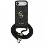 GUESS Etui 4G Big Logo Cord Stap Rihm iPhone 17 Air must