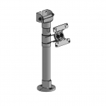 Ergonomic Solutions 400 mm pole with Top Mount for Micros customer display
