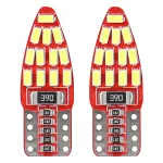 Amio LED CANBUS 24SMD 3014 T10e (W5W) Valge 12V