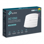 TP-LINK EAP225 traadita ruuter Kaheriba (2,4 GHz / 5 GHz) Gigabit Ethernet valge