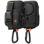 Spigen Magnetseaduriga telefoni Snap Zip MagSafe must