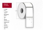 Capture Label 50x30, Core 40, Diameter 100 mm. Thermal