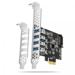 AXAGON PCEU-43RS PCIe A adapter 4x USB3.0 UASP V