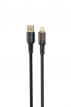 Tellur Andmekaabel USB-st Lightning-ule 2,4A 100cm Must