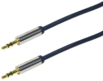 Logilink Audiojuhe 3.5 stereo M/M, 0,30 m, sinine