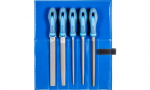 PFERD Machinists file set WR 5-piece in plastic pouch 200 mm cut 2 general for roughing and finishing
