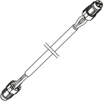 Bosch eBike Systems Boschi aku - akkukaapeli, 900 mm (BCH3910_900) (EB1212002Z)