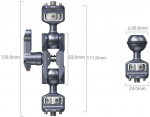 SmallRig 3873 Magic Arm koos kahe kuulpeaaga (1/4-20 kruviga)