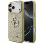 GUESS iPhone'i 17 Pro Max kest GUHCP17XHG4SGCD (fikseeritud sde, suur 4G metallraam), kuldne