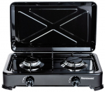 Countertop Hob Gas Ravanson K-02TB [black; 2 zone(s)]