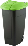 Wheeled bin 110L black|green