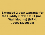 Huddly Ext. 2-yr warr. Huddly Crew 3 x L1 (incl. Wall Mounts)