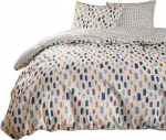 TODAY Bed Linen Set COLORFUL DOTS 240x220cm, 63x63cm