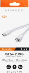 Vivanco 45275 USB-C to microUSB-B 3.0 1 m White