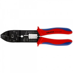 Knipex 97 21 215 Krimpingtriist Must, Sinine, Punane