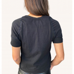 SWEDISH POSTURE Alignment T-Shirt Cotton XS Women Black