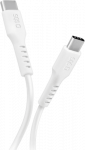 SBS USB-C USB-C kabel 1m valge