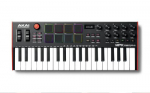 AKAI MPK Mini Plus MIDI klaviatuur 37 klahvi USB Must, Punane, Valge