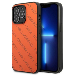 Karl Lagerfeld KLHCP13XPTLO iPhone 13 Pro Max 6,7" kvakaane pomaraczowy/oran perforeeritud kikjal