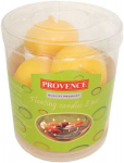 PROVENCE Candles Ball Yellow 4.5x3cm 8pcs