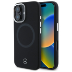Mercedes MEHMP16S23SUTTK iPhone 16 6.1" tarna/must kvakaaneline silikoonist tooniline logo MagSafe