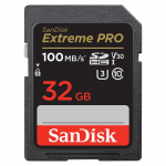 SANDISK Extreme PRO 32 GB SDHC (schwarz, UHS-I U3, Class 10, V30)