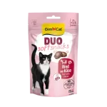 Gimborn Koira ja kassile - GimCat DUO SOFT SNACKS NAHA JUUST 50G