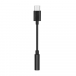 Adapter AUX Type C (male) to Jack 3,5 mm (female) black